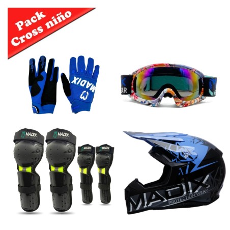 Juego protecciones cross infantil - Roanracing.com
