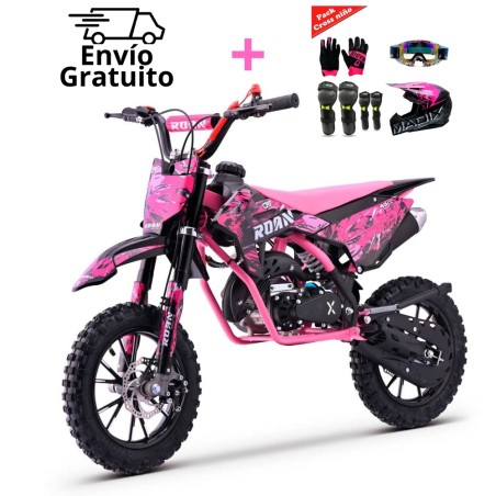 Pack Minimoto Roan CRF50 + Equipación Infantil