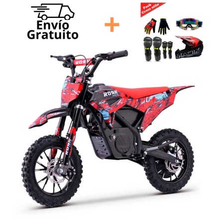 Pack Minimoto Eléctrica RXF 550W + Equipación Infantil 2