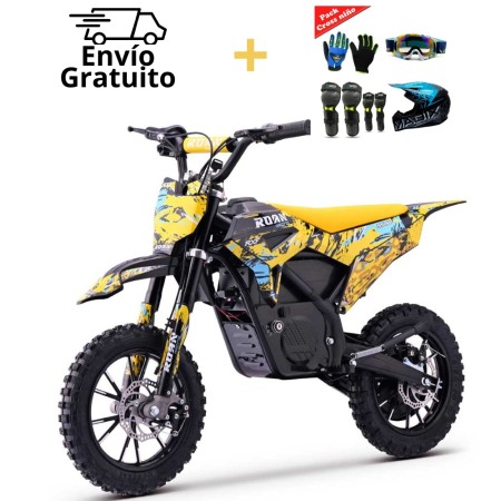 Pack Minimoto Eléctrica RXF 550W + Equipación Infantil 2