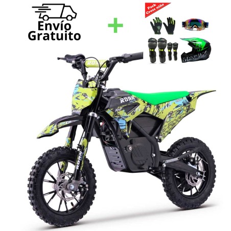 Pack Minimoto Eléctrica RXF 550W + Equipación Infantil