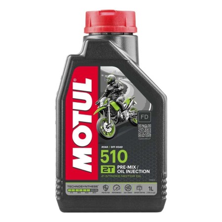 Aceite motor 2T Motul 510 1L |Rendimiento y protección motor