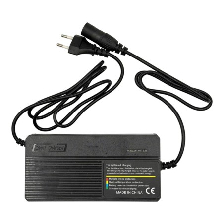 Cargador R2 macho 60V 3.0Ah con ventilador