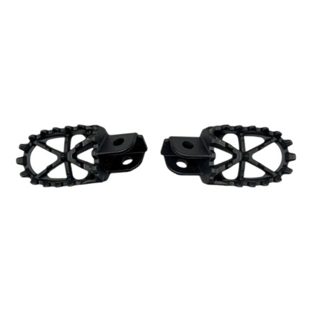 Estriberas plegables de hierro para minicross Warrior 2