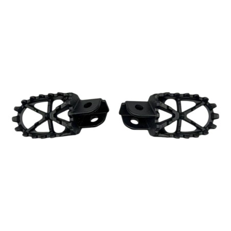 Estriberas plegables de hierro para minicross Warrior