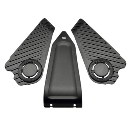 Plástico cubre motor y baterías Warrior