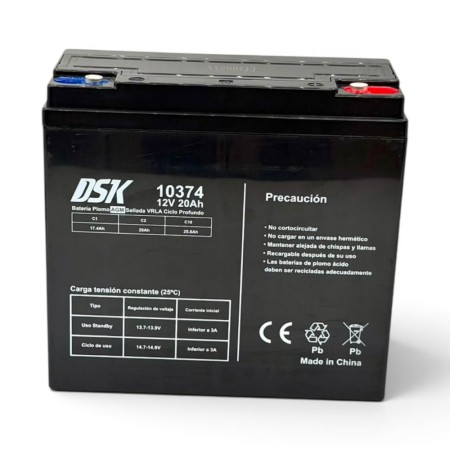 Batería DSK 12V 20Ah para Quad Roan Dakar y Buggy CanRoan