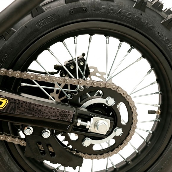 Pit Bike Dorado DMX 125cc 17/14" Refrigeración por Aire - roanracing.com