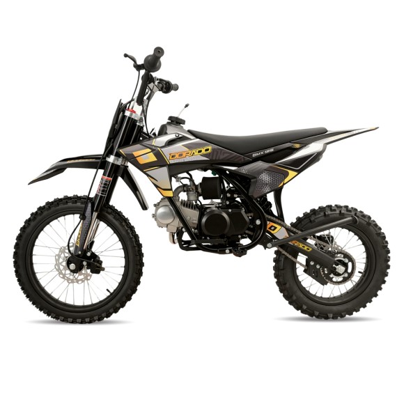 Pit Bike Dorado DMX 125cc 17/14" Refrigeración por Aire - roanracing.com
