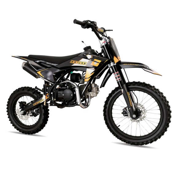 Pit Bike Dorado DMX 125cc 17/14" Refrigeración por Aire - roanracing.com