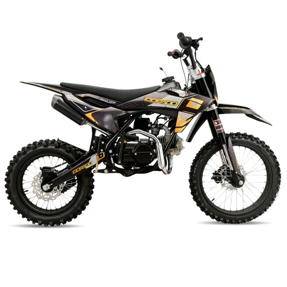 Pit Bike Dorado DMX 125cc 17/14" Refrigeración por Aire - roanracing.com