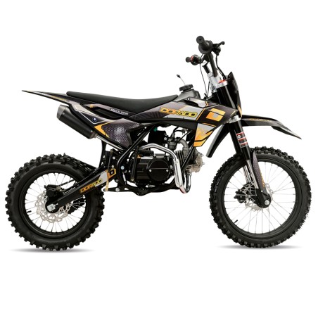Pit Bike Dorado DMX 125cc 17/14" Refrigeración por Aire - roanracing.com