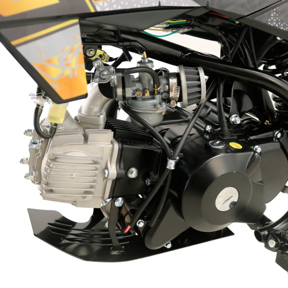 Pit Bike 90cc Dorado Automática 12/10" 4T Arranque Eléctrico