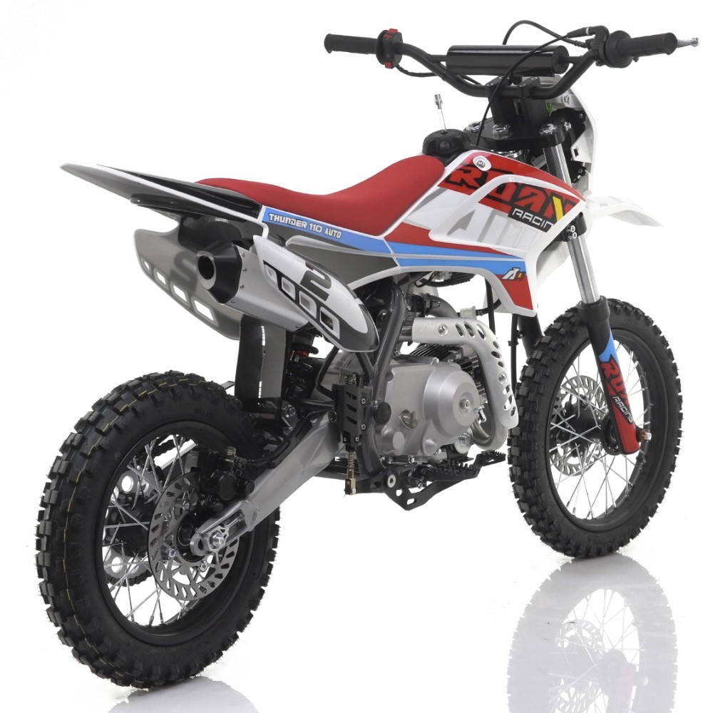 Pit bike 110cc automático 14/12" Apollo Thunder arranque eléctrico - Roanracing.com