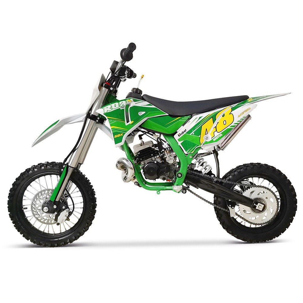 Pit bike 50cc 9cv Roan 50K 14/12" arranque a pedal - Roanracing.com