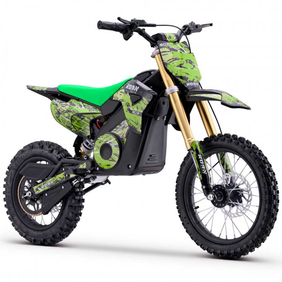 Minicross eléctrica 1800W Roan 903 batería litio 48V 13Ah - Roanracing.com