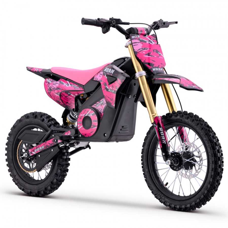Minicross eléctrica 1800W Roan 903 batería litio 48V 13Ah - Roanracing.com