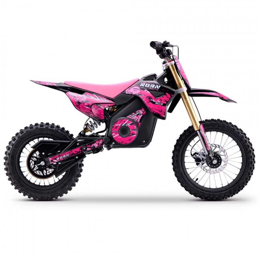 Minicross eléctrica 1800W Roan 903 batería litio 48V 13Ah - Roanracing.com
