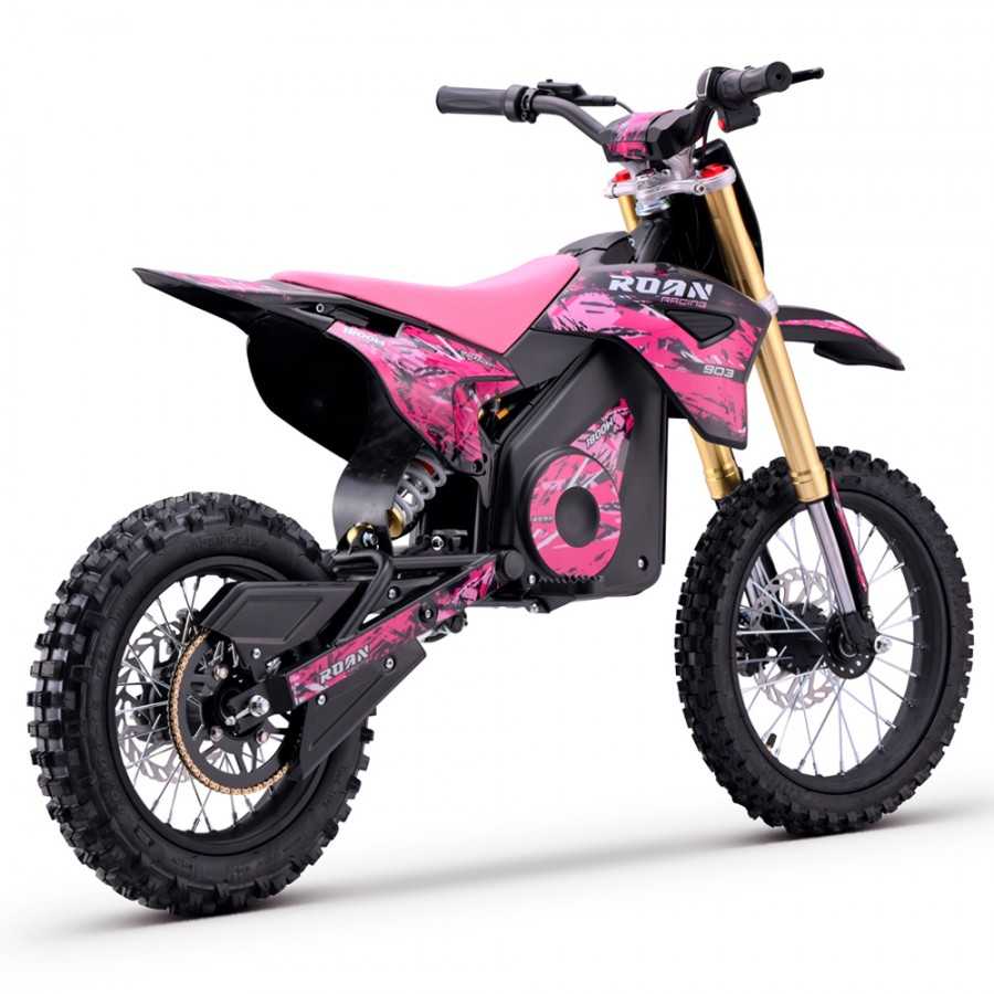 Minicross eléctrica 1800W Roan 903 batería litio 48V 13Ah - Roanracing.com