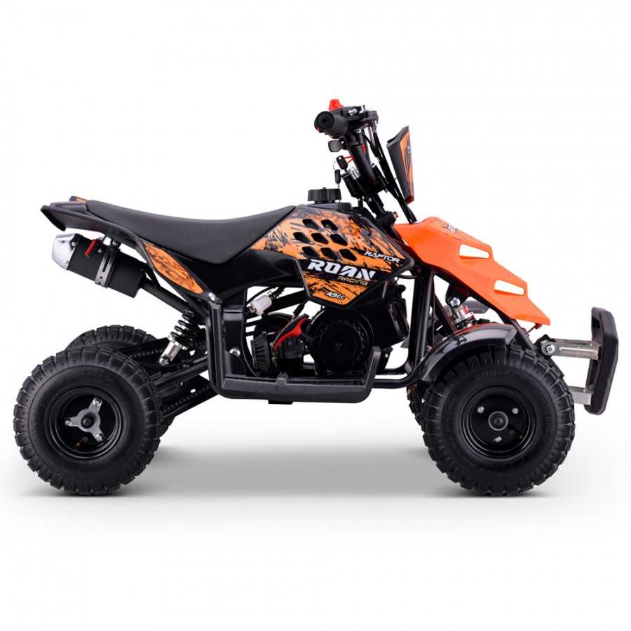 Mini quad gasolina 49cc Roan Raptor R4 Motor 2 tiempos 3.9cv