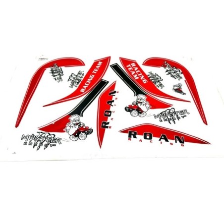 Pegatina TEAM RACING para quad RAPTOR 4T
