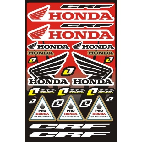 Pliego pegatinas HONDA 47x32 cm