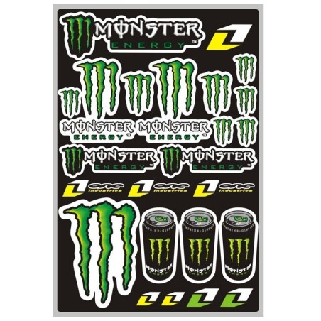 Pliego pegatinas monster 47x32 cm - Roanracing.com