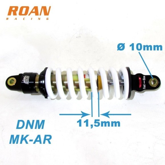 Amortiguador DNM 300MM 800lbs pit bike - Roanracing.com