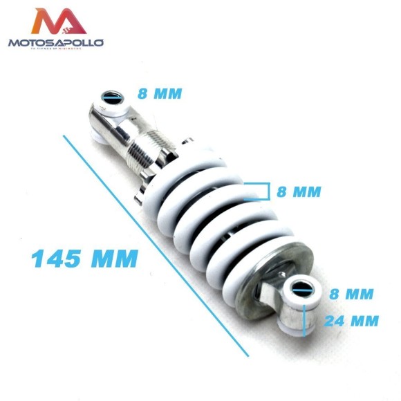 Amortiguador muelle mini moto 14.5cm Roanracing.com