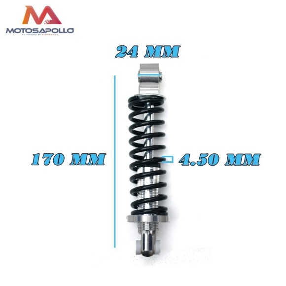 Amortiguador muelle 17 cm mini quad Roanracing.com