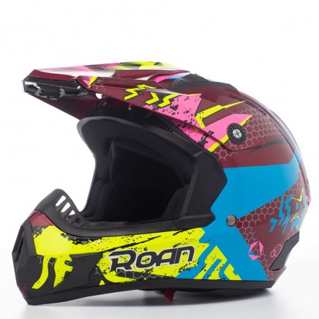 Casco de motocross ROAN MX530 para adulto - Roanracing.com