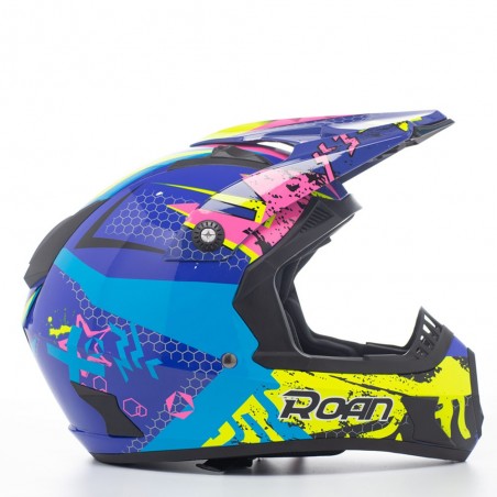 Casco de motocross ROAN MX530 para adulto - Roanracing.com