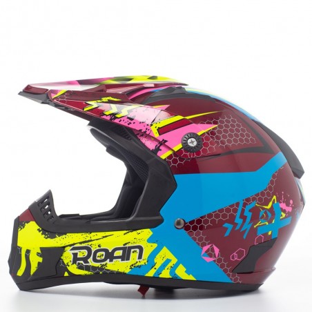Casco de motocross ROAN MX530 para adulto - Roanracing.com