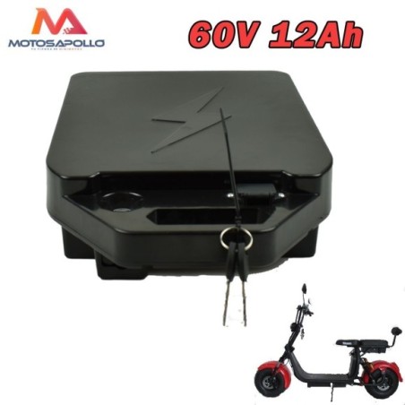Bateria Litio Citycoco 60V 12Ah en maletín con cerradura - Roanracing.com