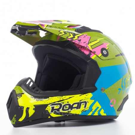 Casco de motocross ROAN MX530 para adulto - Roanracing.com