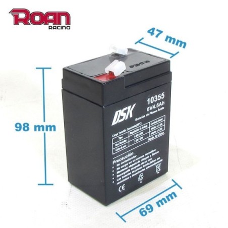 Bateria 6V 4c5ah DSK - Roanracing.com
