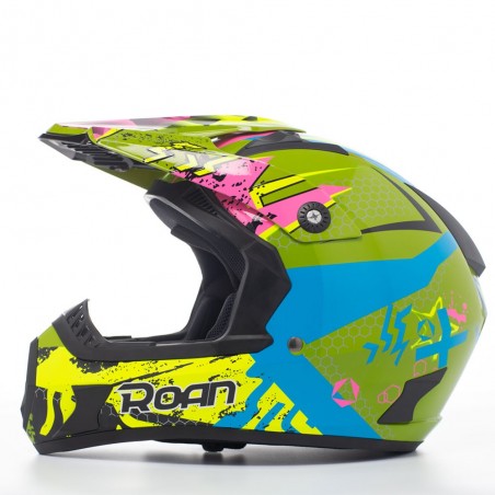 Casco de motocross ROAN MX530 para adulto - Roanracing.com