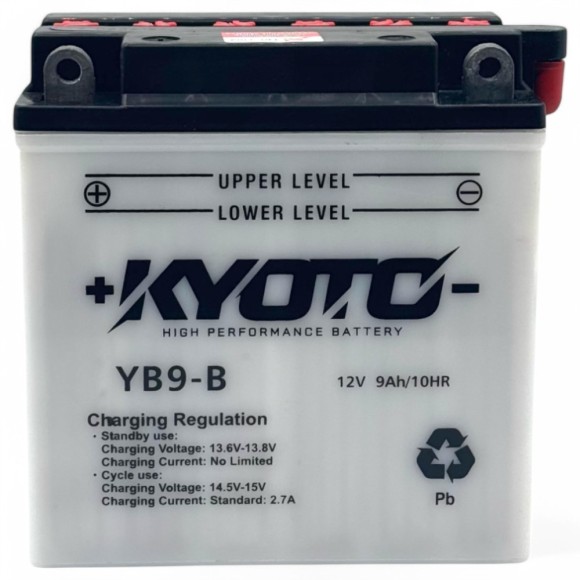 Batería 12V-9AH YB9-B KYOTO - Roanracing.com