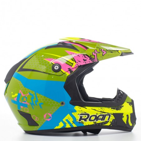 Casco de motocross ROAN MX530 para adulto - Roanracing.com