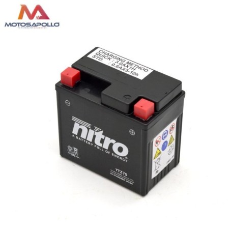 Batería 12V-6AH Nitro YTZ7S Motos de arranque Roanracing.com