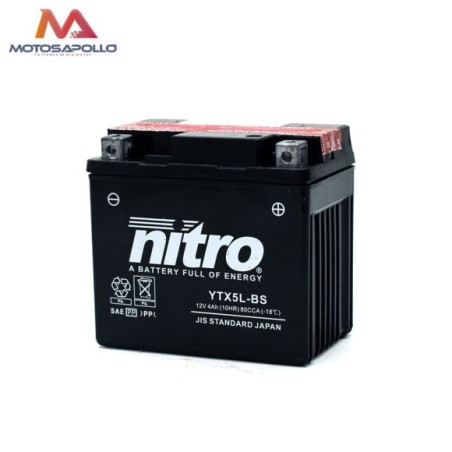 Batería 12V 4Ah plómo ácido Nitro Roanracing.com