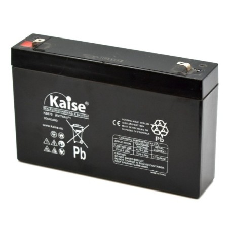 Batería plomo ácido 6V -7Ah Kaise - Roanracing.com