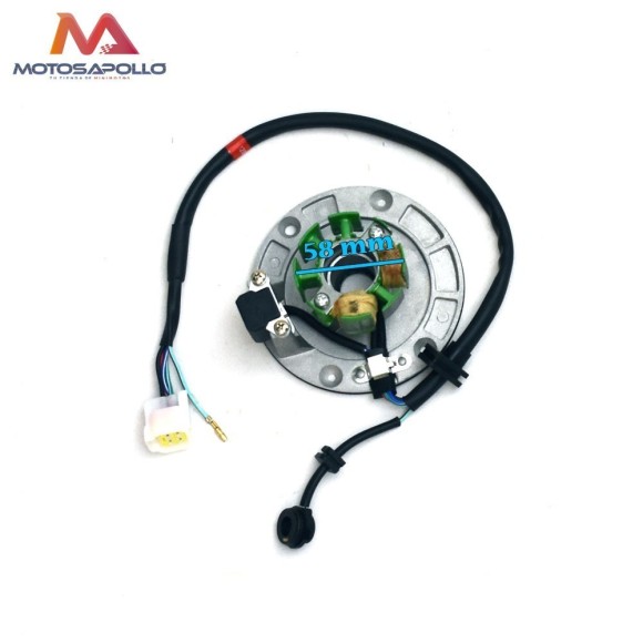 Encendido 2 bobinas con base Zongshen pit bike 155cc Roanracing.com