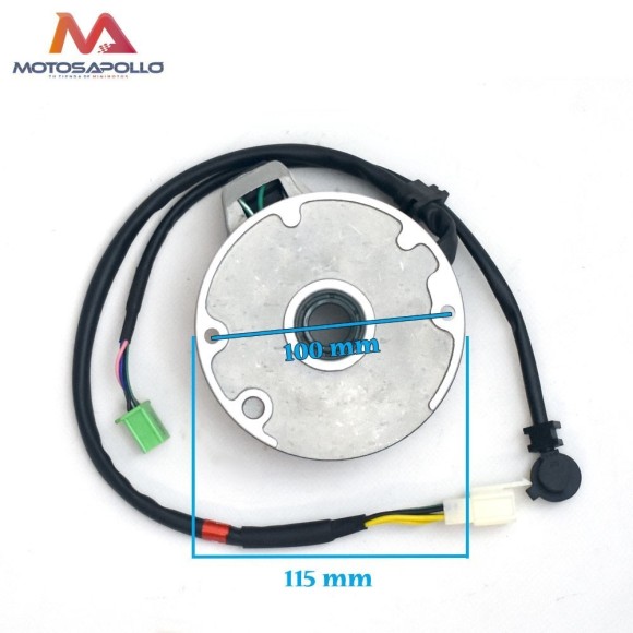 Encendido 6 bobinas 83Ø con base Zongshen pit bike Roanracing.com