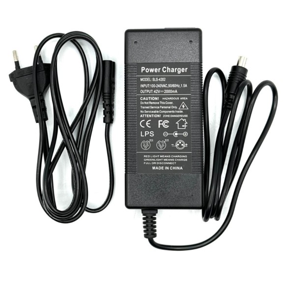 CARGADOR BATERIA MACHO 42V-2AH PATINETE