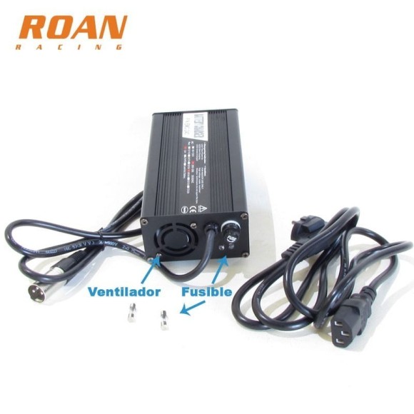 Cargador bateria 48V-4Ah macho - Roanracing.com