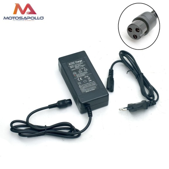 Cargador batería hembra mini quad 43.2V-1.5AH - Roanracing.com