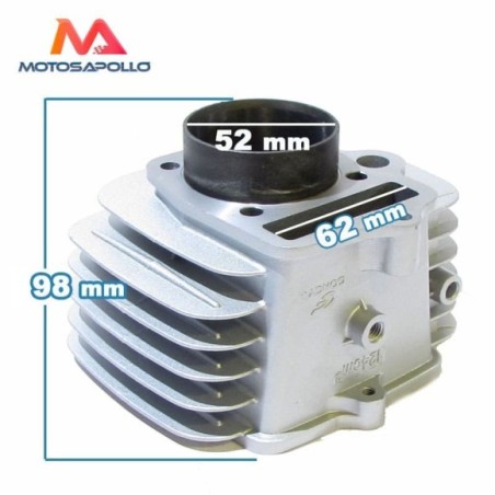 Cilindro 52mm aluminio 124cc - Roanracing.com