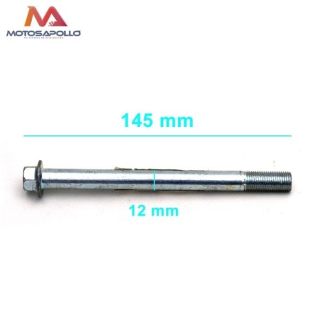 Eje 145 mm rueda trasera minicross - Roanracing.com