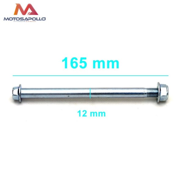 Eje rueda delantera 165mm minicross - Roanracing.com
